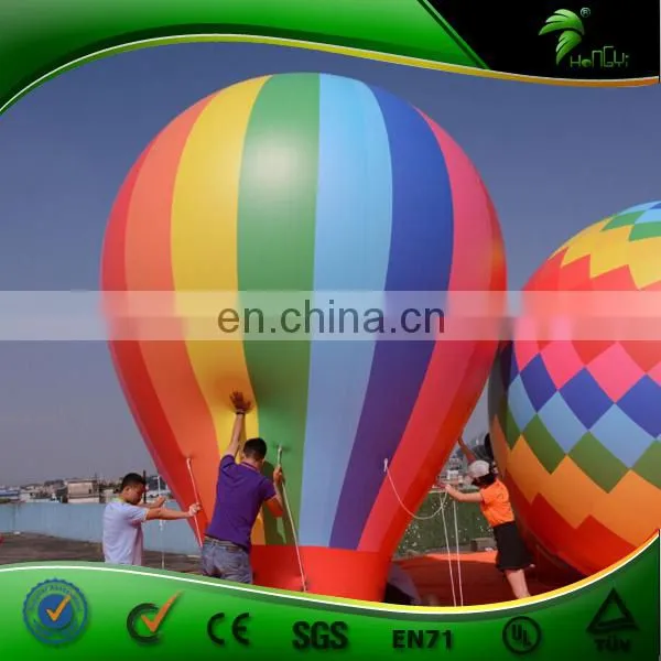 Outdoor Advertisng Giant Inflatable Hot Air Balloon , Colorful Inflatable Ground Balloon With Logo Printing photo-4