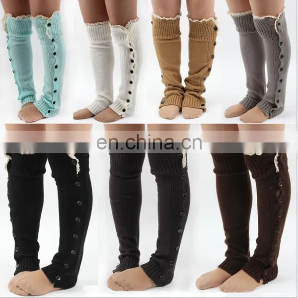 Hot Sale Europe Ladies Knitting Lace Legging photo-4