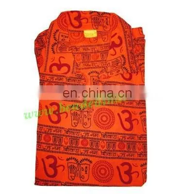 Half Sleeve Short Yoga Kurta in Cotton, Size : Chest 112 x Height 69 x Sleeve 25 Centimeters. photo-3
