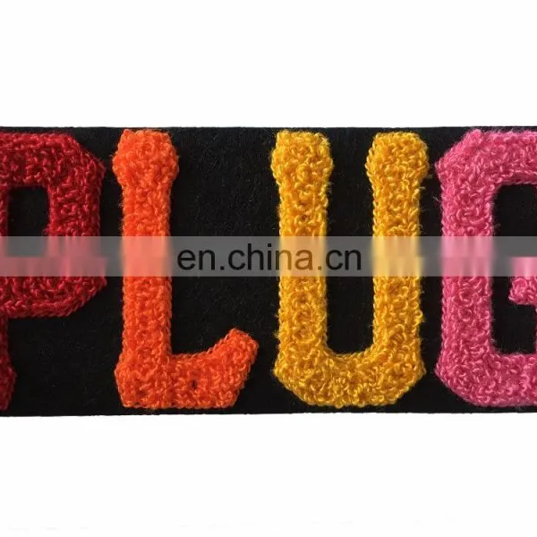 no Minimum Cheap Numbers Letters Custom Chenille Patches photo-4
