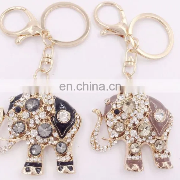Lovely Elephant Shaped Metal Key Chain photo-6