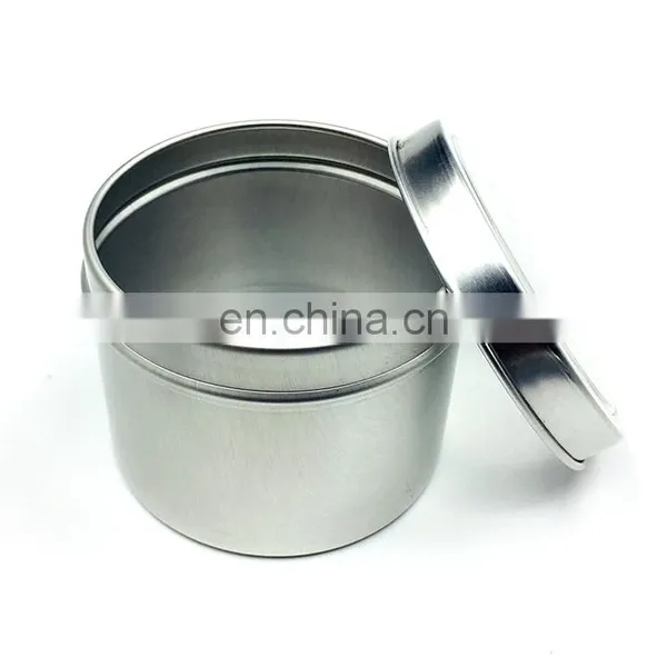 Quality Aluminum Alloy Round Travel Candle Tin Box With Clear Window photo-6