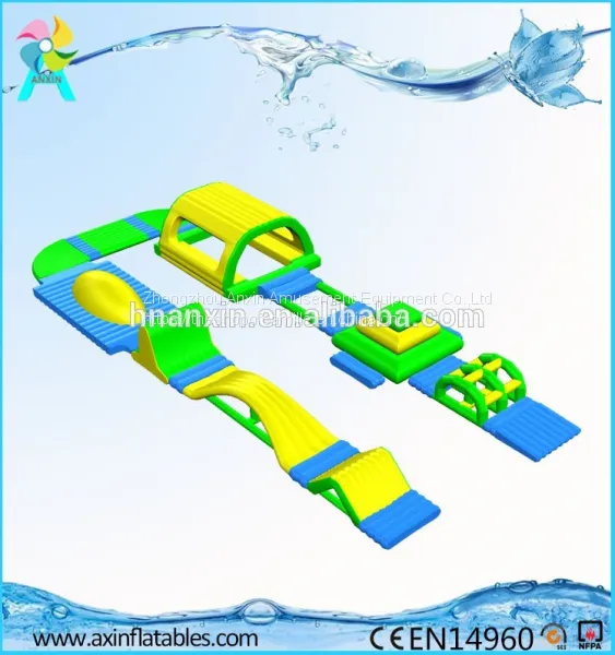 19x19M Kids Sea Inflatable Floating Aqua Park On Water photo-2