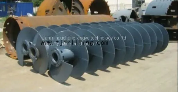 CFG Continuous Auger With Flange Coupling Dia 600mm With CFG Auger Head for CFG Pile Foundation photo-3