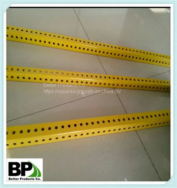 Road Barrier Safety Steel Square Sign Post photo-2