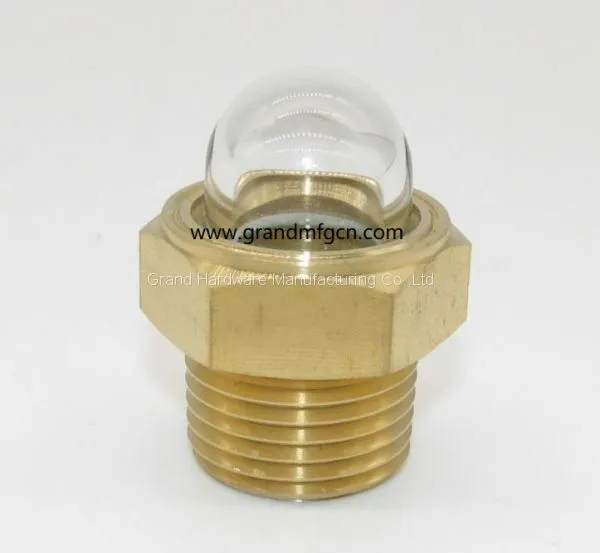 Brass Oil Level Glass Sights for Pumps NPT Pipe Thread 1 Inch photo-5