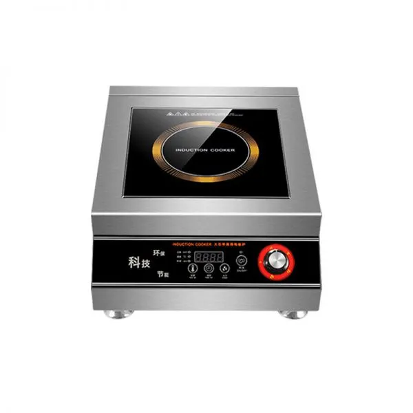 Energy-saving Commercial High-power Induction Cooker 5000w Flat Restaurant Canteen Braised Water 6000w Commercial Induction Cooker