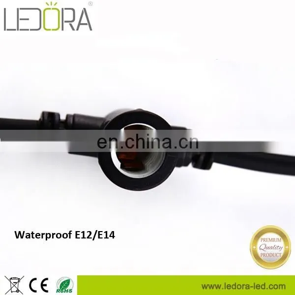 PVC E12 E14 Led Outdoor Waterproof Ssnowflake Christmas Lights String photo-7