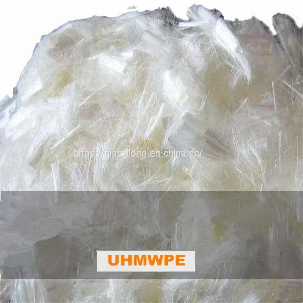 38mm/51mm UHMWPE Chopped Fiber for Concrete,high Tenacity Staple Fiber 1200D photo-2