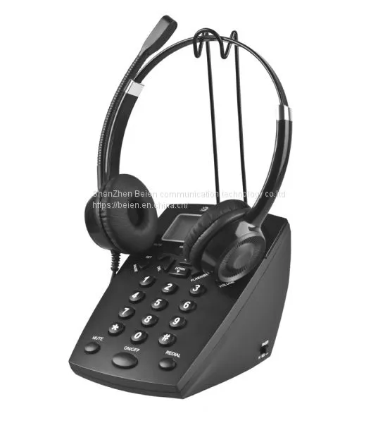 China BN200 Business Telephone + CS12 Business Telephone Headset for Call Center photo-2