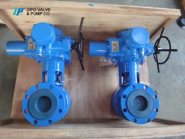 API6D Remote Automatic Electric or Motor Operated Control Trunnion Mounted Ball Valve photo-3