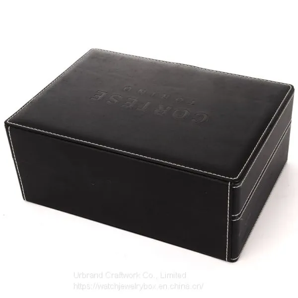 Custom Logo 6 12 24 Luxury pu Leather Watches Gift Packaging Watch Storage Display Box Watches Storage Case Band Strap Box photo-5