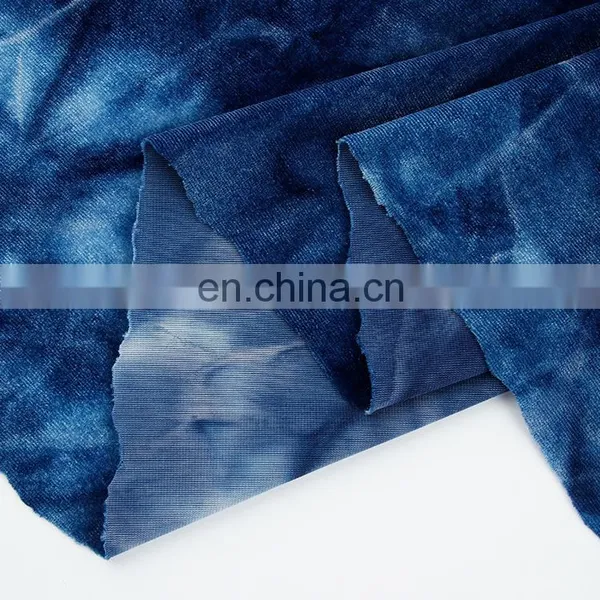 Tie Dyed Fabric Cotton Terry Tie Dyed Fabric Autumn Winter Casual Wear Sportswear Big Fish Scale Fabric 2020 Hot photo-6