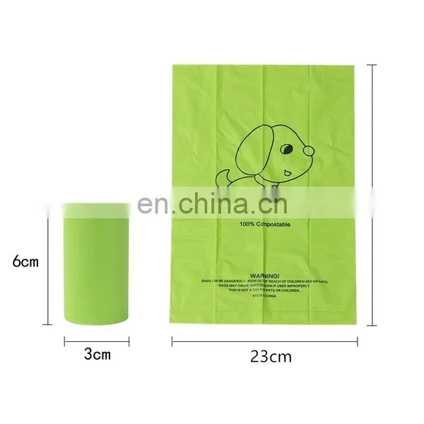 Amazon Hot Sale Biodegradable Pet Waste Bag PLA Cornstarch Pet Waste Bag photo-4