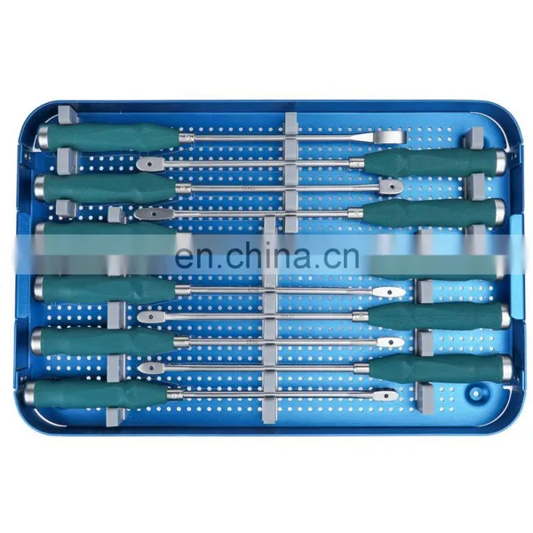 Competitive Price Spine PLIF Peek Cage & Lumbar Titanium Cage Instrument Set Orthopedic Surgical Spinal Instruments photo-2