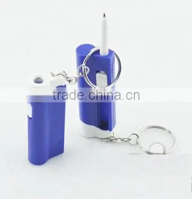Multi-function Keychain With LED Light and Pen photo-4