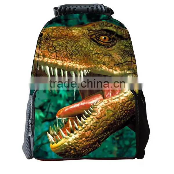 School Backpack Bags Unisex School Backpack Bags 3D Animal Print Felt Fabric Hiking Daypacks