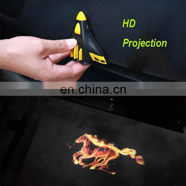 2020 Popular /Led Car Door Logo Dynamic Projector Welcome Light// photo-4