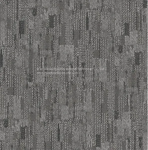 GKBM Greenpy SY-C3012 Eco-Friendly Waterproof Castle Grey Carpet 4mm Click Stone Plastic Composite SPC Flooring For Office photo-4