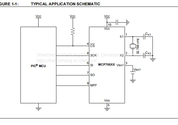 Mcp79520-i/ms Real-Time Clock RTC Microchip Original Stock photo-3