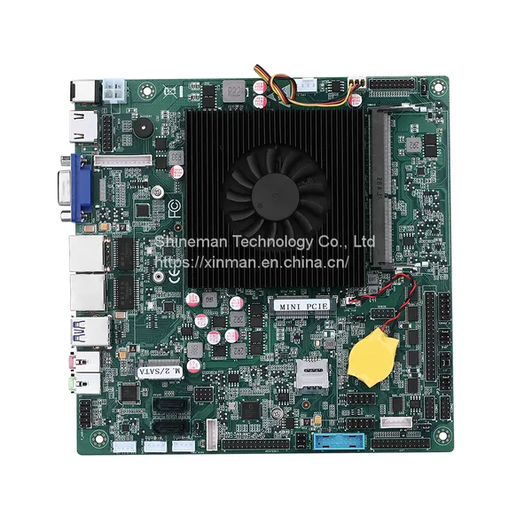 Intel Pentium N6415 Embedded ITX PC Industrial Computer Motherboard 2 Gigabit LAN 2 RJ45 6 COM RS232/485 photo-2