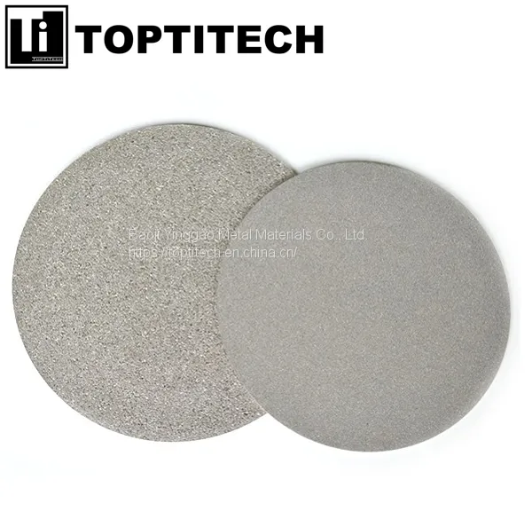 1mm Thickness Titanium Sintered Metal Porous Filter Plate photo-3