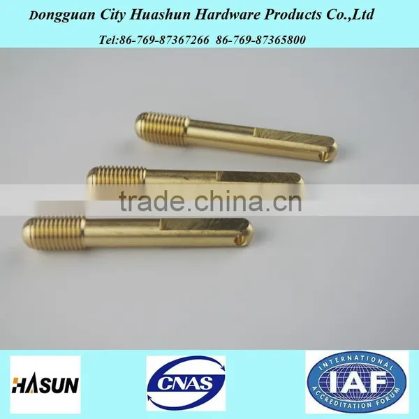 Precision CNC Turning Machined Brass Shaft,CNC Turning Parts,Customized Shaft Forged Parts photo-2