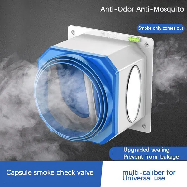Specialized Flue Smoke Check Valves Anti-Odor Anti-Mosquito Smoke Only Comes Out