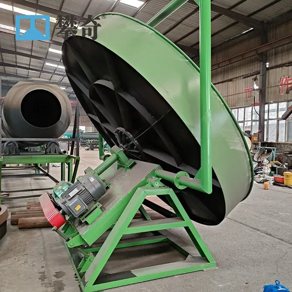 PanQi Organic Fertilizer Disc Granulator With Motor 1.5KW 380V Compost Equipment photo-2