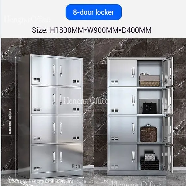 Food Grade 304 Stainless Steel Locker — Washdown Rated for HACCP Food Processing Changing Rooms photo-4