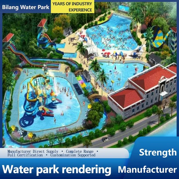 Water Park Amusement Equipment Manufacturers Water Spiral Slide Water House Overall Planning Water Park Slide Manufacturers photo-5