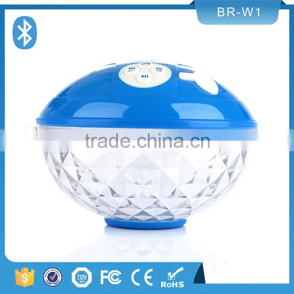 High Quality Stereo Waterproof Pool Floating Speaker With Six Light Shows photo-4