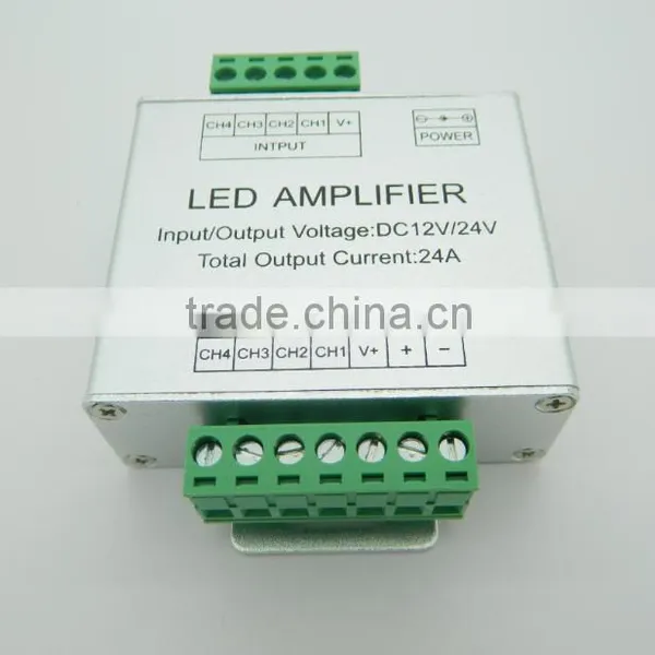 DC12V-24V 24A 4Channel RGBW LED Amplifier photo-2