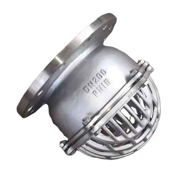 Top Quality Flange Stainless Steel 304 CF8 Foot Valve High Pressure Water Pump Foot Valve