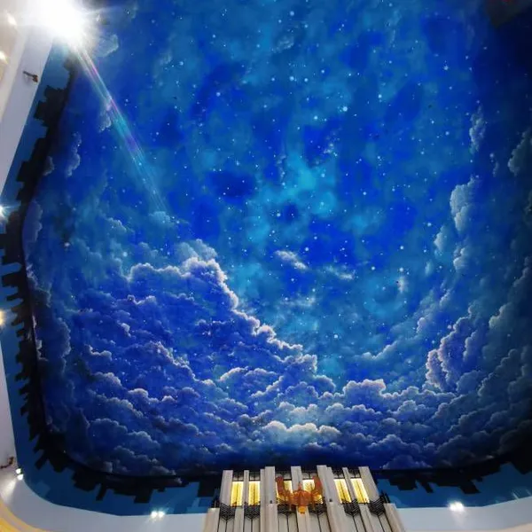 High-altitude Paint From Yichang, Hubei. Painting, Graffiti and Wall Painting on Cooling Towers and Chimneys of Chemical and Steel Plants photo-5