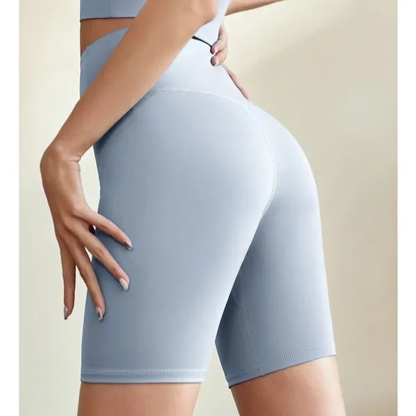 Wholesale Women's High-Waisted Elastic Waist Breathable Fitness Shorts Butt Lift Running Yoga Pants photo-2