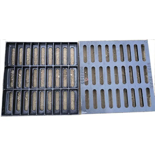 En124 C250 450*750 Square Ductile Iron Road Facilities Parking Safety Grate Black Jingdong Brand photo-3