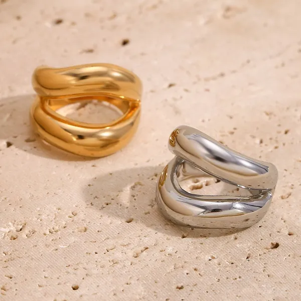 Stainless Steel Ring 0.5mm Thickness Lightweight Ring for Multi-Pack Order photo-5