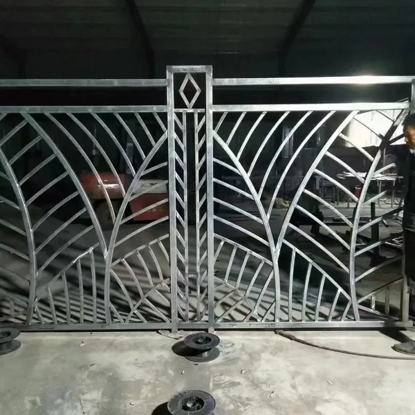 Factory Direct Decorative Wrought Iron Garden Fence - Zinc Steel Durable Panels photo-3