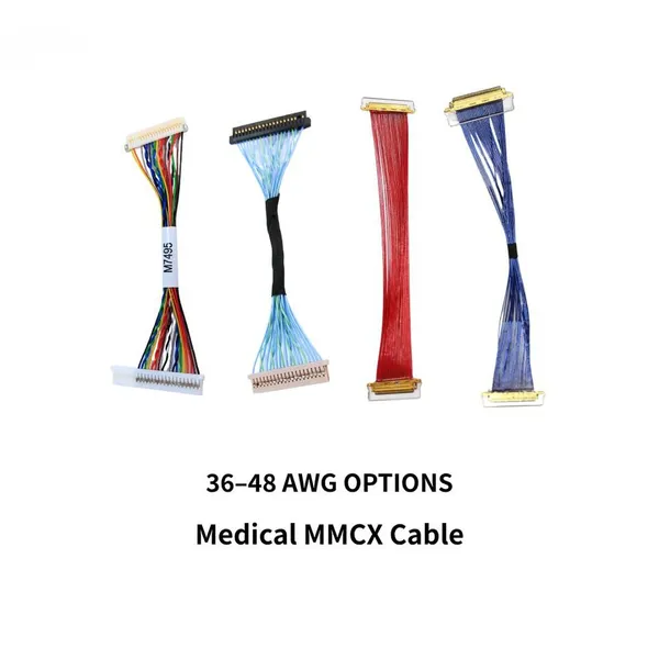 36-48AWG MMCX Micro Coaxial Cable for Medical Electronics Custom Made Display Used Custom Made 30pin 40pin