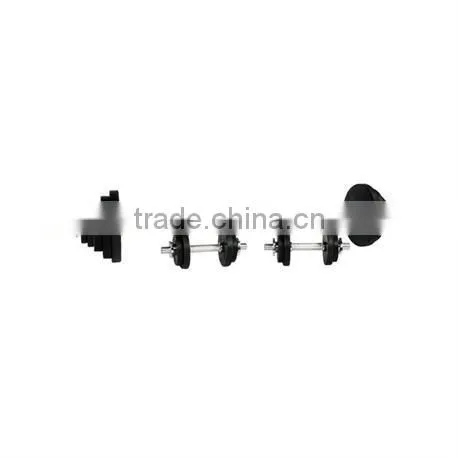 Rubber-coated Weight Plate Barbell and Dumbbell Weight Set 100kg