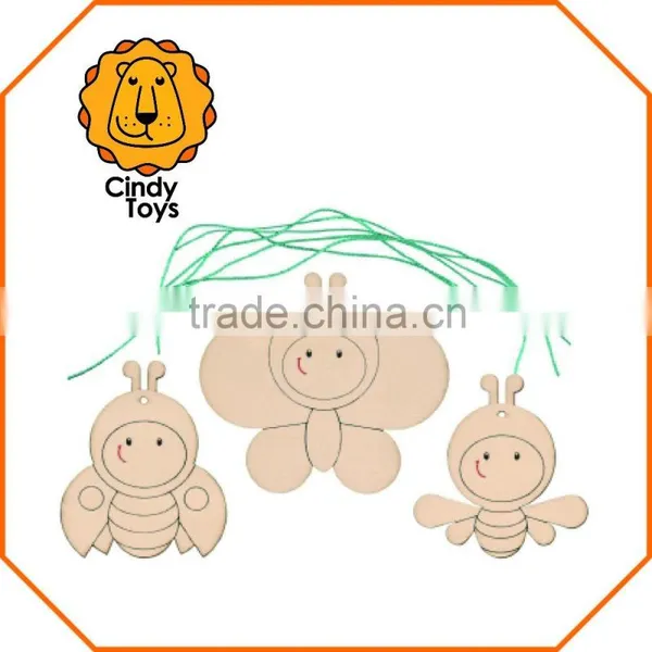 DIY Wooden Decoration Craft Funny Little Insects 6 Pcs for Kids in Spring photo-3