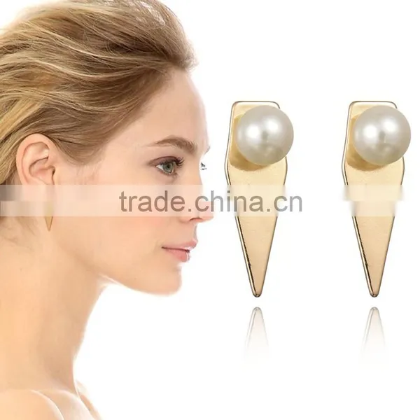 Front Back Ear Cuff Wholesale Handmade 18k Gold Plated Ear Cuff Jewelry on Sale photo-4