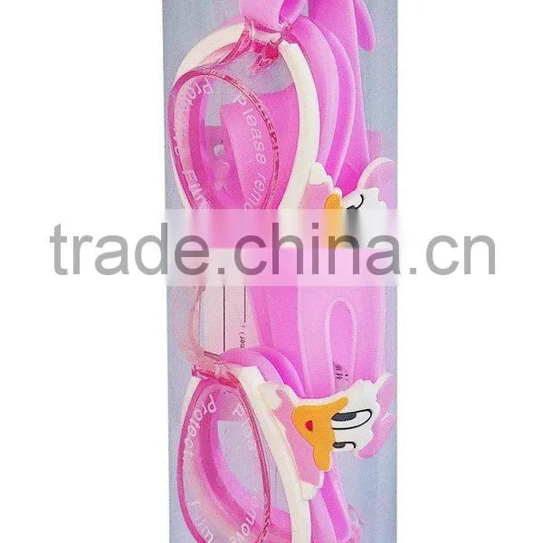 Lovely Cartoon Swimming Goggles With PVC Cylinder Package