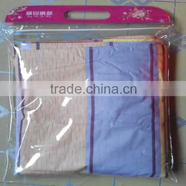 Best Price Clear Hanging PVC Plastic Bag for Packing Bed Sheet, Zipper Bedding Packaging Bag photo-3