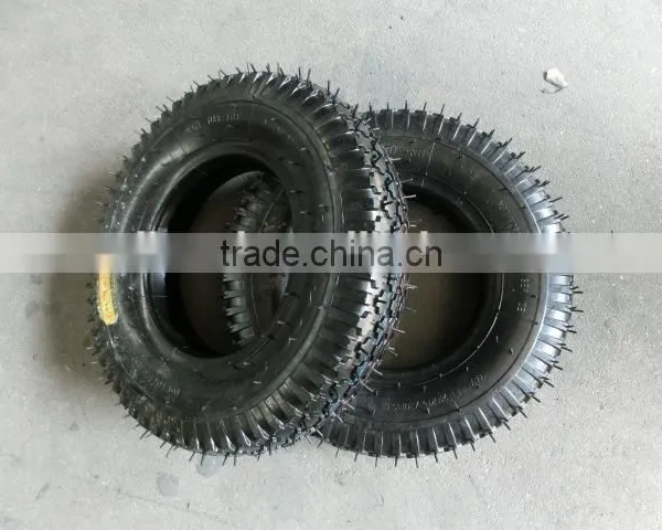 Wheelbarrow Out Tire 4.00-8 Diamond Pattern Wheelbarrow Tyre photo-4