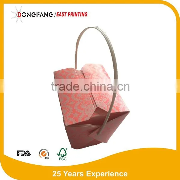 Cardboard Paper Bio Box With Plastic Handle photo-3