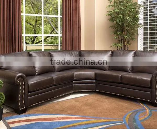 PU Cover Living Room Sofa Set With Metal Nails XYN2053