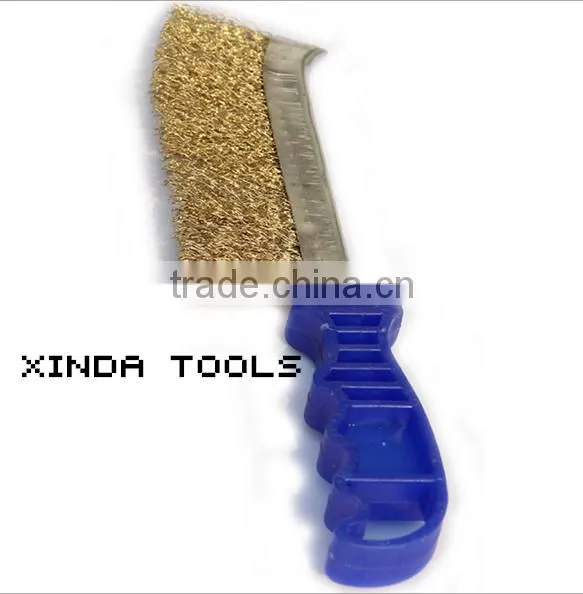 Steel Wire Brush With Plastic Handle,wire Brush,round Wire Brush