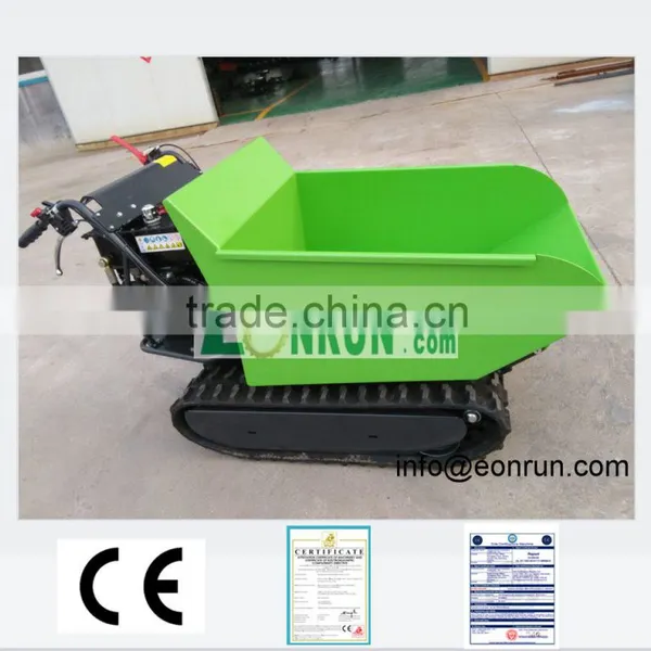 skid steerd power garden dumper with petrol engine and CE